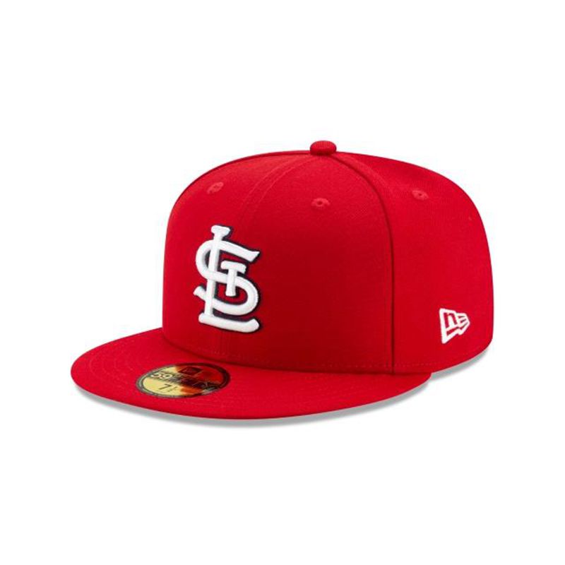 MLB St. Louis Cardinals Authentic Collection 59Fifty Fitted (QPP7132) - Red New Era Caps